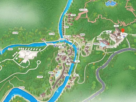 天宁结合景区手绘地图智慧导览和720全景技术，可以让景区更加“动”起来，为游客提供更加身临其境的导览体验。
